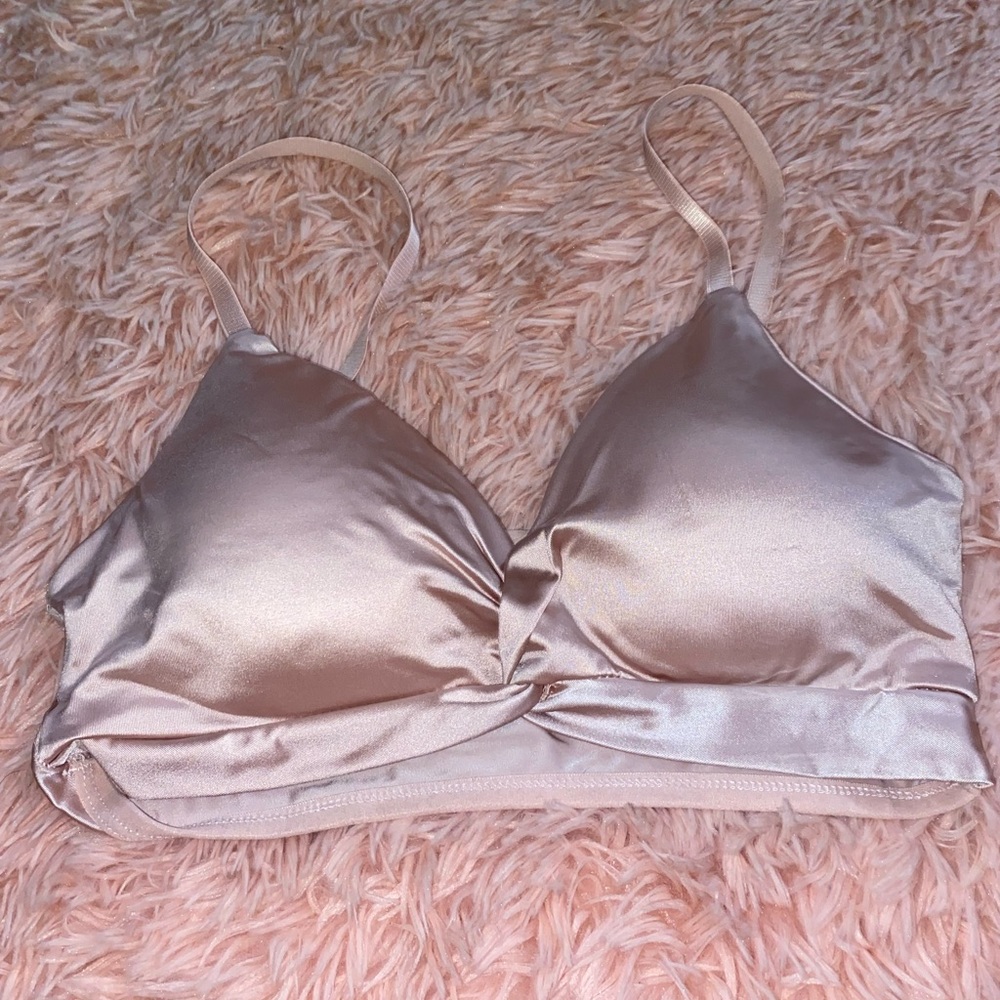 satin bralette
